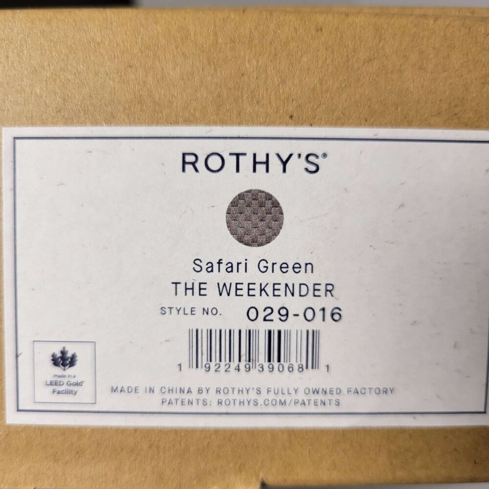 Rothy's Olive Woven Travel Tote - Picture 8 of 11